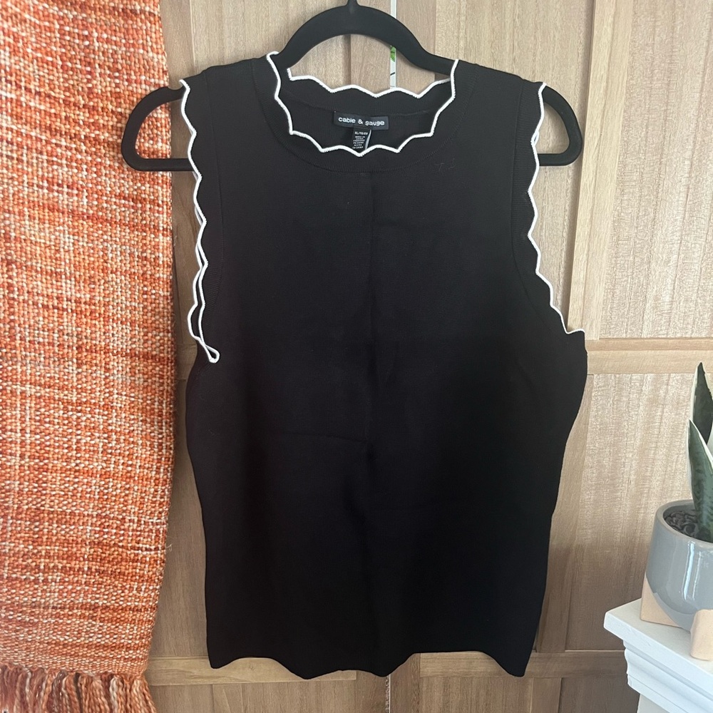 NEW Cable and Gauge Sweater Vest